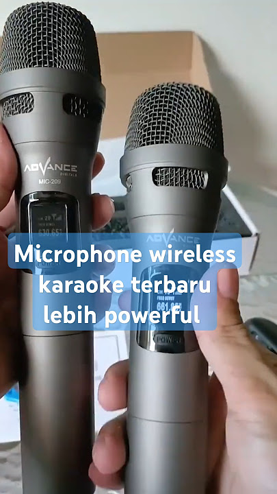 Microphone wireless karaoke terbaru dari Advance, Advance 209