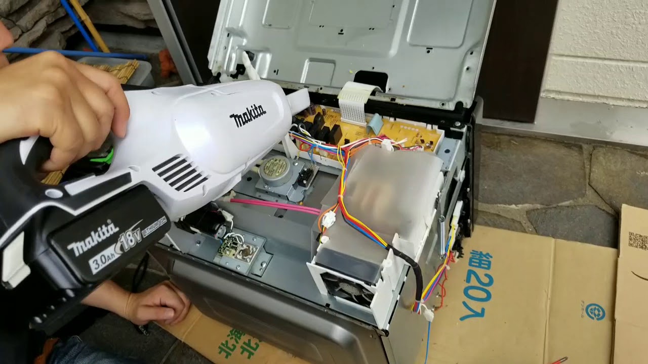 電子レンジ 日立 Mro Ls8 エラー H33 修理 ファン 2個交換 Youtube 電子レンジ 日立 Mro Ls8 エラー H33 修理 ファン 2個交換 Youtube