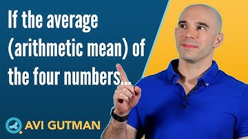 If the average (arithmetic mean) of the four numbers PS04571