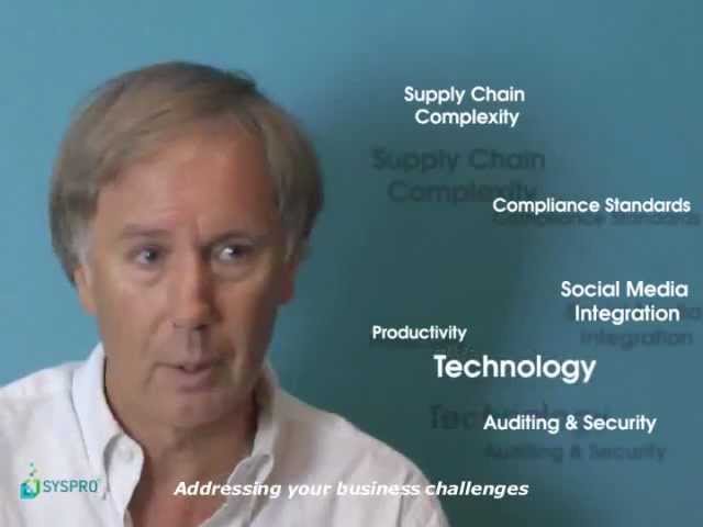 SYSPRO Enterprise Resource Planning (ERP) software -- taking your business into the future