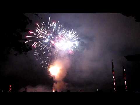 4th of July Fireworks on Bone Lake, WI 7/4/10