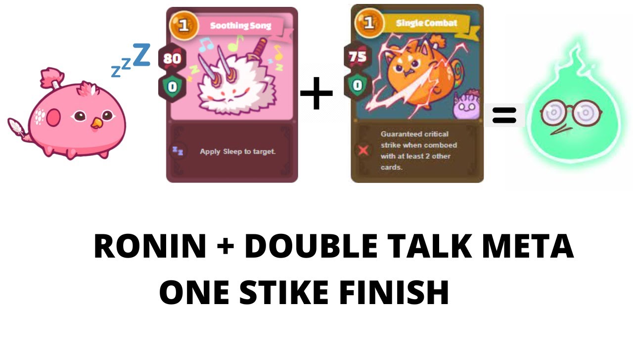 RONIN DOUBLE TALK META    S19 AXIE INFINITY