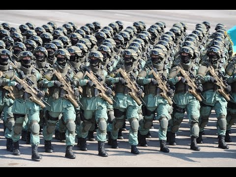 Military Parade Kazakhstan army - The Best Hell March  Bоенный  Парад Казахстана 2017