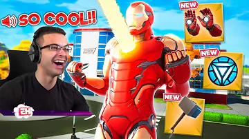 Nick Eh 30 reacts to Iron Man MYTHIC WEAPON and MAP CHANGE!