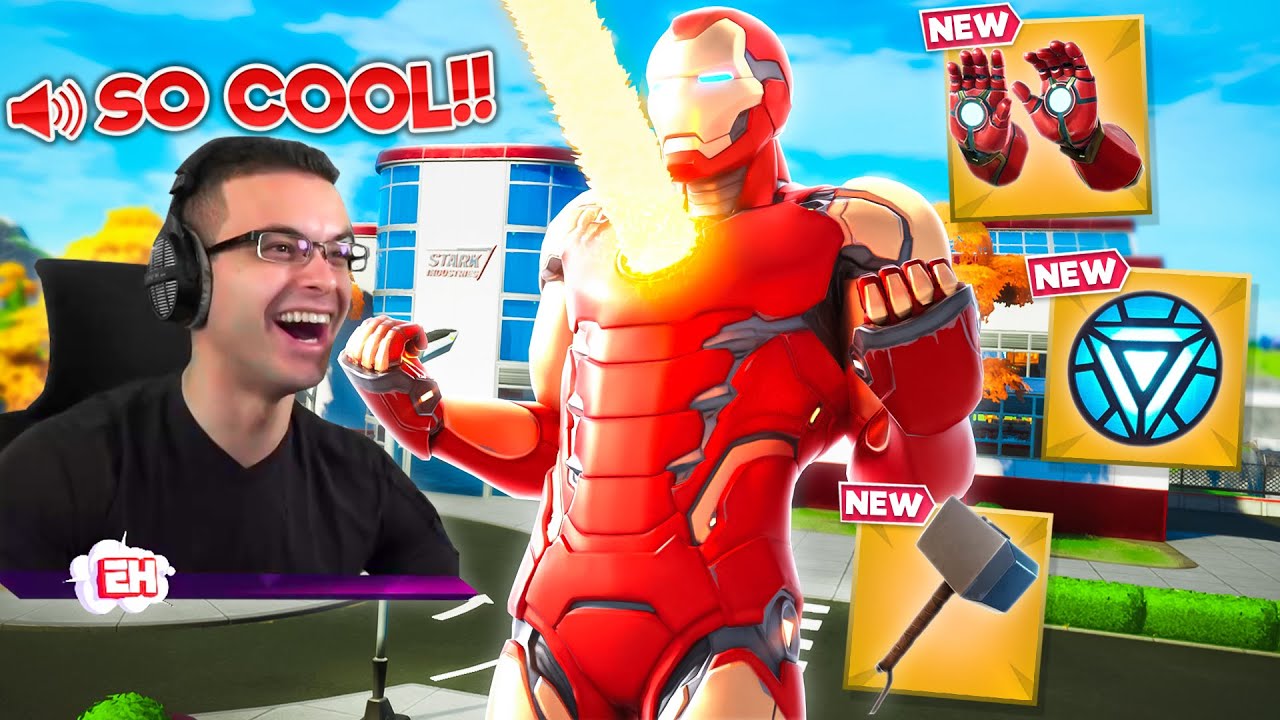 Nick Eh 30 reacts to Iron Man MYTHIC WEAPON and MAP CHANGE!