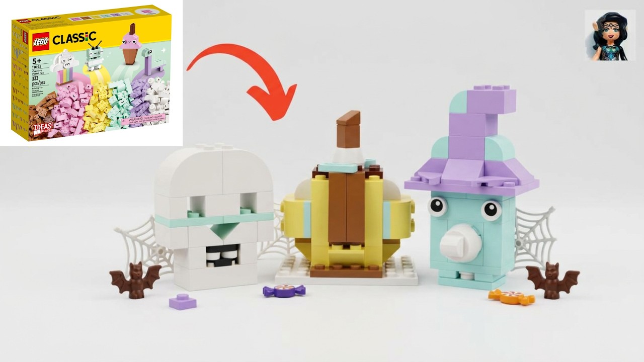 HALLOWEEN Lego classic 11028 ideas How to build easy Skull Witch ...