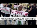 26052024 berlin demokratiefest polizei erteilt platzverweise an teilnehmer der palstinademo