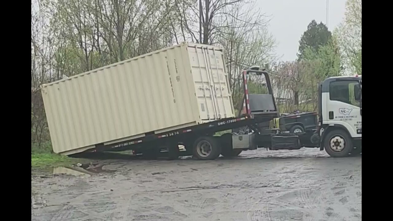 20ft Storage Container Delivered To My New Commercial Property