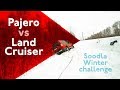 Estonian Winter challenge – Mitsubishi Pajero 4 and Toyota Land Cruiser 100 offroad