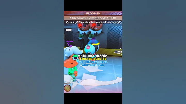 DOUBLE BOBETTE ON FLOOR 20 #shorts