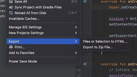 How to Export an Intellij Project to HTML or ZIP