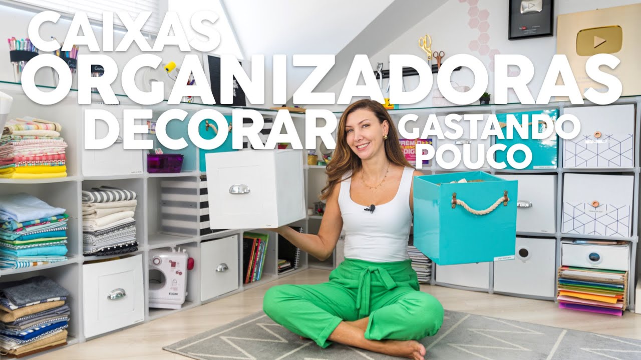 Ideias com Caixas Organizadoras - Como e Onde Usar | Decoração Gastando Pouco