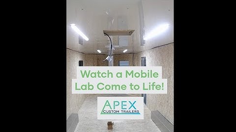 Watch a Mobile Lab Come to Life | Full Timelapse Build by Apex Custom Trailers