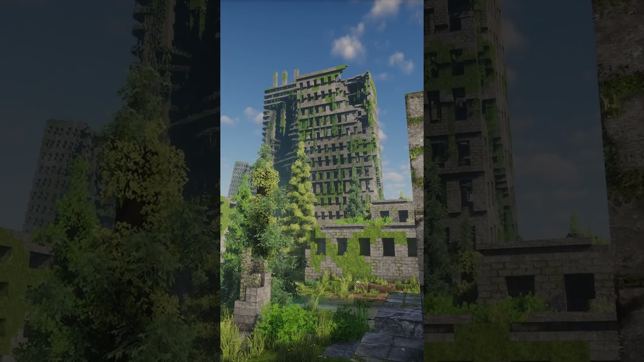 My Minecraft Apocalypse City Building 🍃
