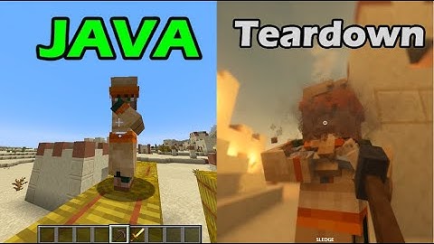 Java vs Teardown compilation