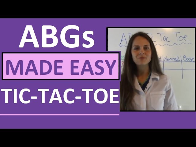 ABGs Made Easy for Nurses w/ Tic Tac Toe Method for Arterial Blood Gas Interpretation class=