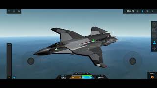 simple Rockets 2 New Advanced Custom made Fighter . Testing weapons and flying it like Maverick