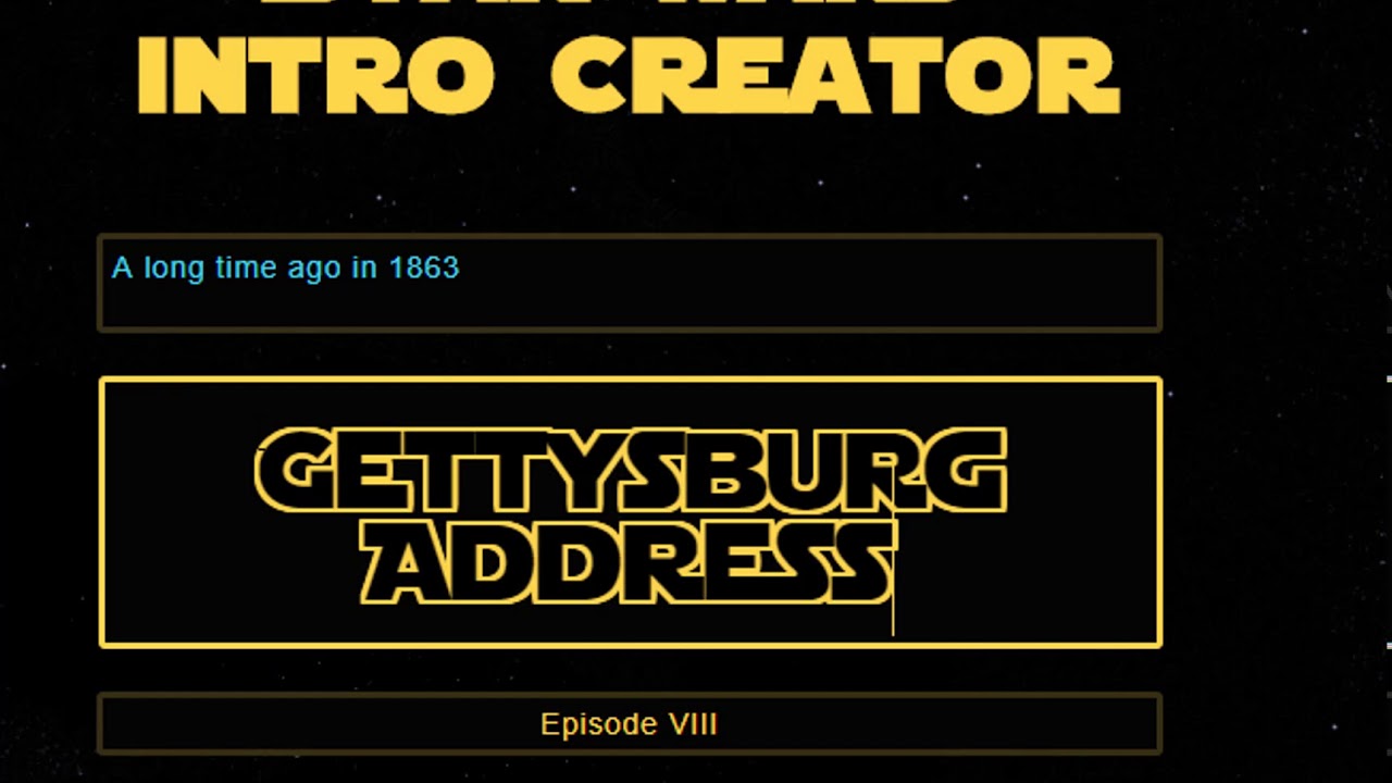 star wars intro crawl