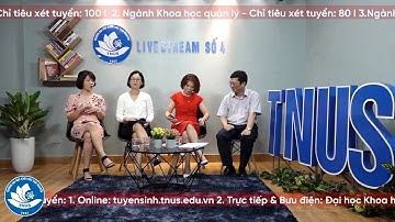 TNUS-DTZ-LIVESTREAM TƯ VẤN TUYỂN SINH 2020- NGÀNH KHOA HỌC QUẢN LÝ VS CÔNG TÁC XÃ HỘI