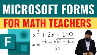 Microsoft Forms for Math Teachers [Complete Quiz Tutorial] screenshot 1