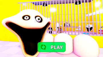 HUNGRY WORM PRISON RUN OBBY ROBLOX