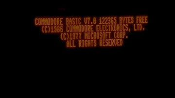 Cheap 80 Column mode on a Commodore 128