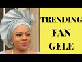 Beginners Trending HALF FAN & TWIST GELE Tutorial