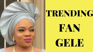 Beginners Trending HALF FAN & TWIST GELE Tutorial