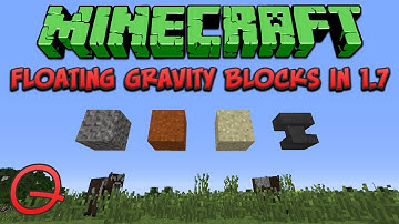 Minecraft: Floating Gravity Blocks In 1.7 (Quick) Tutorial