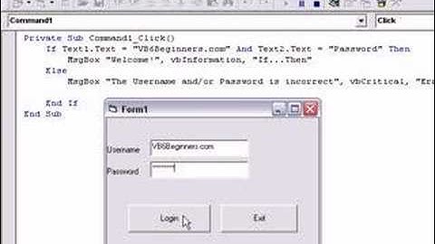 VB6 IF...Then Advanced