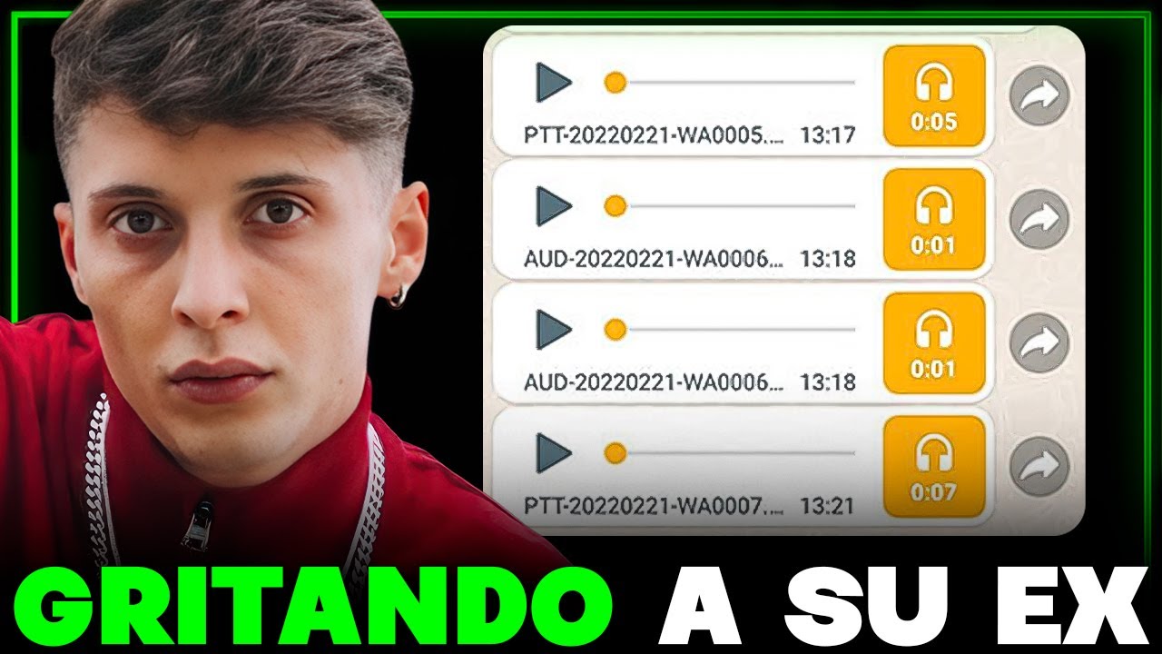 AUDIOS EXPLOSIVOS FILTRADOS DE PROK CON SU EX