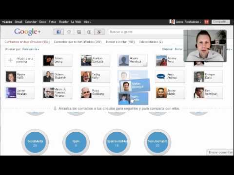 Google + Plus Tutorial - como usar los circulos y añadir amigos