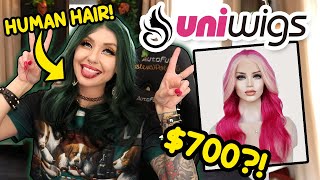 Trying Human Hair Wigs Is It Worth It  Uniwigs Remy Human Hair Lace Front Review