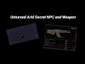 Secret / Unused NPC and Weapon | Unturned Arid