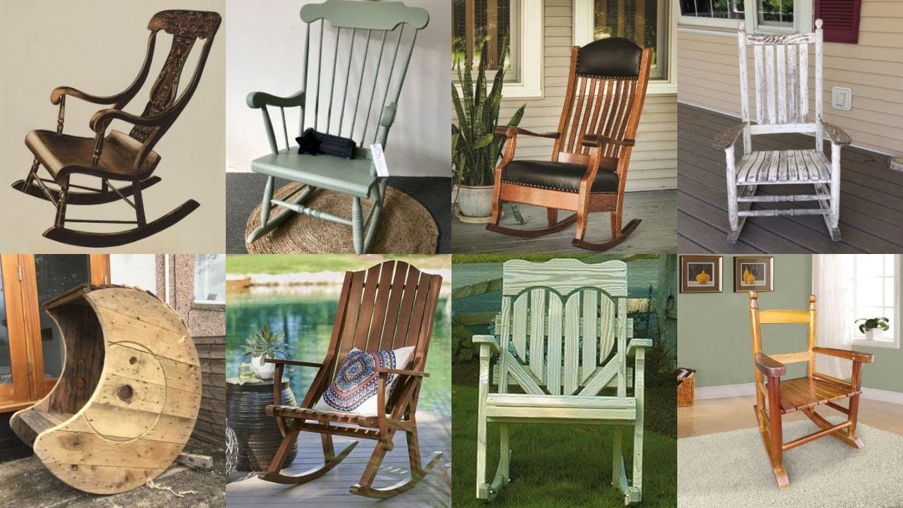Best 8 Ideas Wooden designer carpentry furniture Handmade rocking chair made of wood Крісло гойдалки