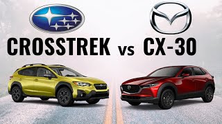 2021 Subaru Crosstrek VS. 2021 Mazda CX-30 - Subcompact Crossover Comparison Review Subaru Crosstrek Vs Mazda Cx 30 You Ll Regret One After 1 Year