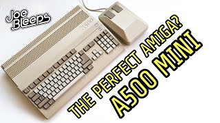 A500 Mini - unboxing, testing and adding games via WHDload - YouTube
