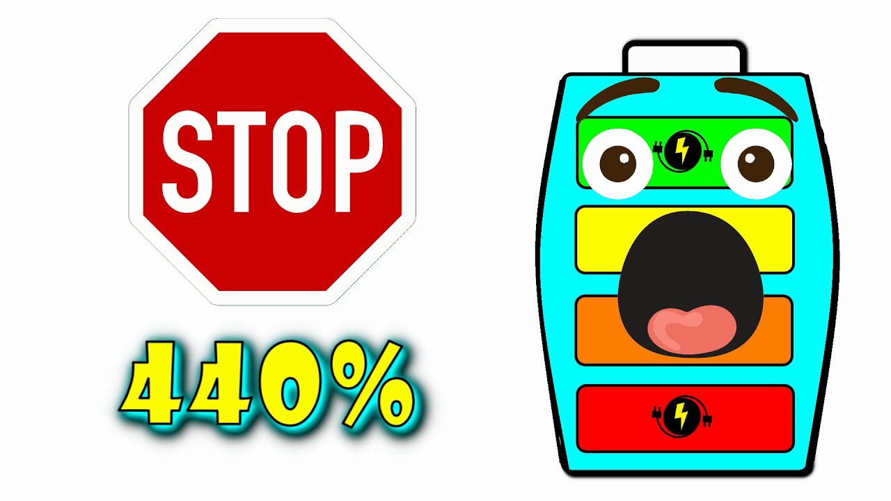 2000% OVERCHARGING SMARTPHONE !!! Low Battery Animation ☢💣 - YouTube