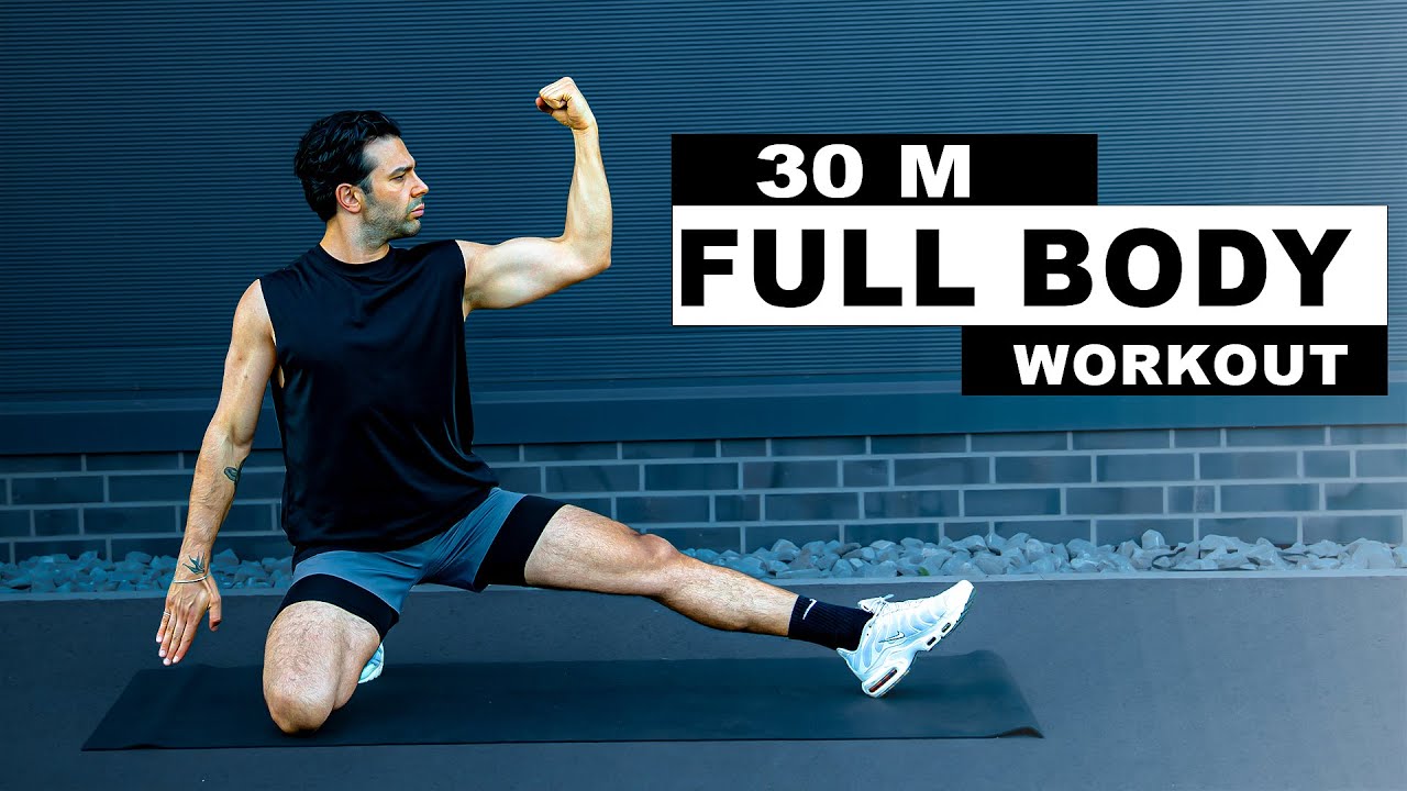 30 Min Full Body Workout - Build Strength & Burn Fat At Home - YouTube