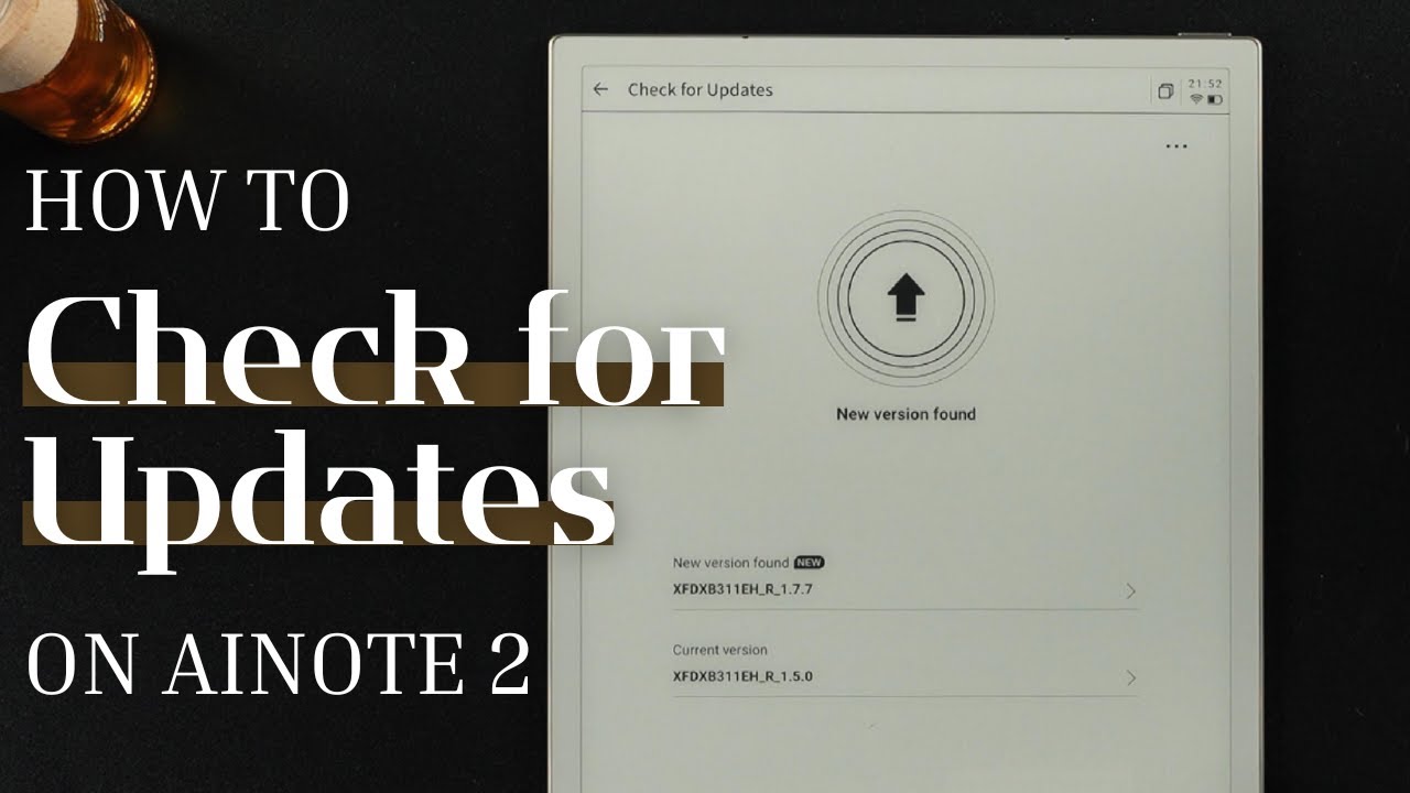 [How to] Check for Updates on AINOTE 2 - YouTube