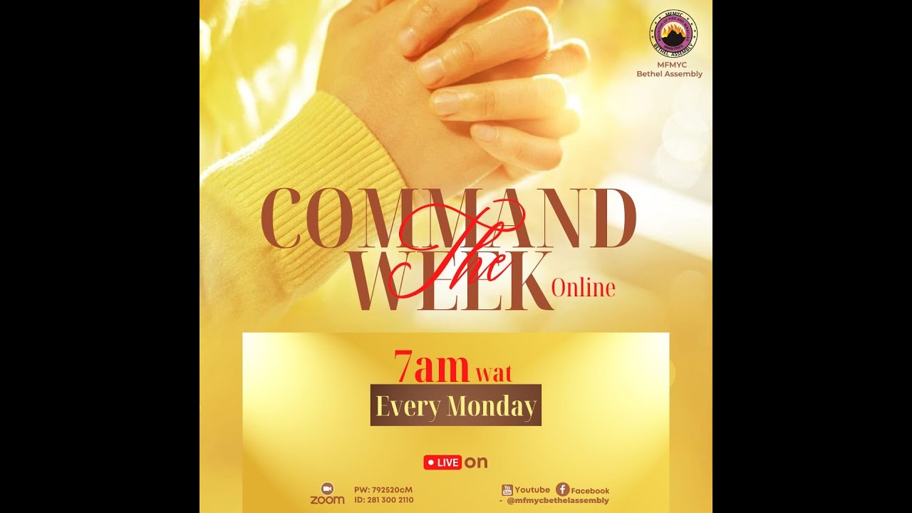 Command The Week Prayers | Online | September 18th 2023 - YouTube
