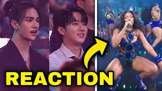 Stray Kids go viral for their reaction to Cardi B \& Megan Thee Stallion’s Sexy VMAs Performance