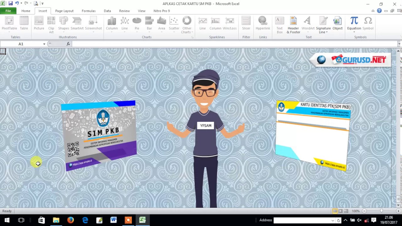 Cara Mudah Cetak Kartu Sim Pkb Youtube