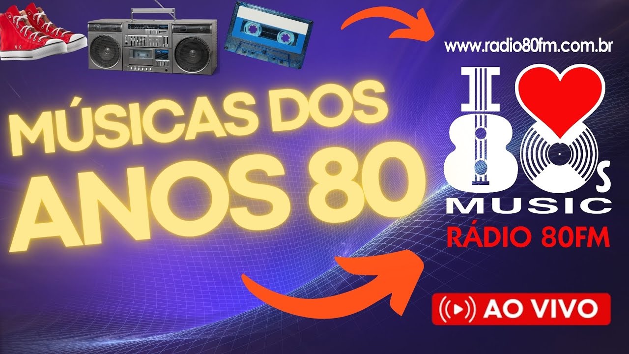 Programação Rádio 80FM - Ao-vivo, clássicas anos 80- com Rafael Dutra- noite 18/01/26