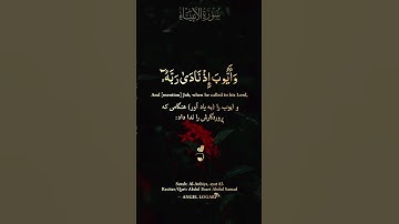 وَأَيُّوبَ إِذْ نَادَىٰ رَبَّهُۥٓ - شیخ عبدالباسط عبدالصمد رحمة الله - سوره الانبیاء، آیه ۸۳