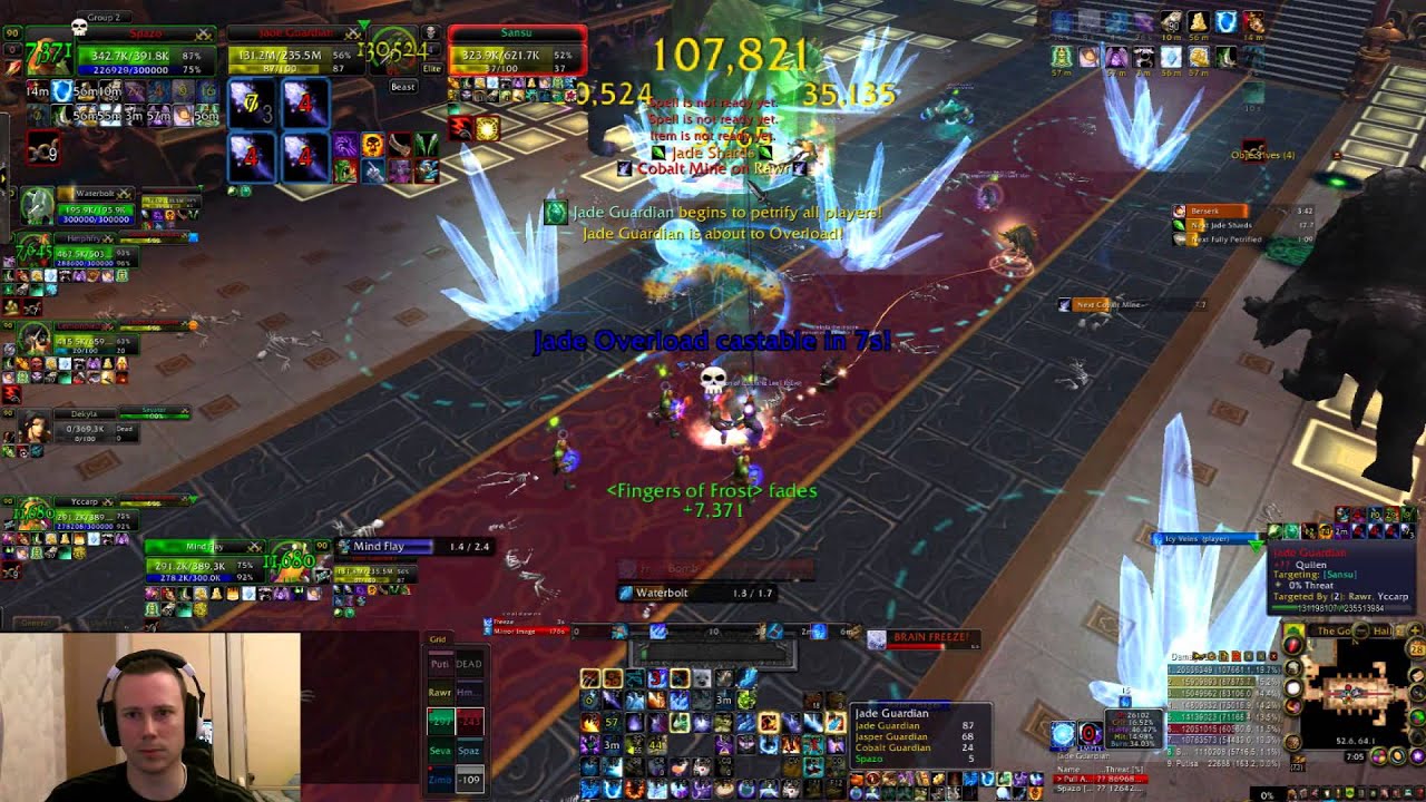 World of Warcraft - Mogu'shan Vaults - The Stone Guard HC (10 Heroic) (Mage PoV)