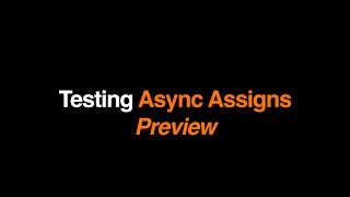 Testing LiveView | Testing Async Assigns (preview) #liveview #phoenix #testing #elixirlang