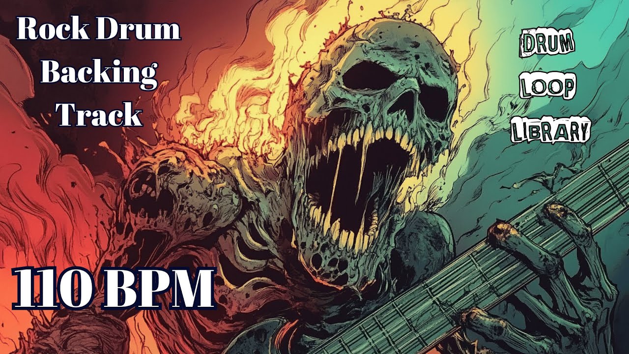 110 BPM Rock Drum Track – Driving Mid-Tempo Rock Energy