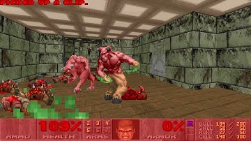 Doom E3M4 Tyson in 6m22s by Xit Vono