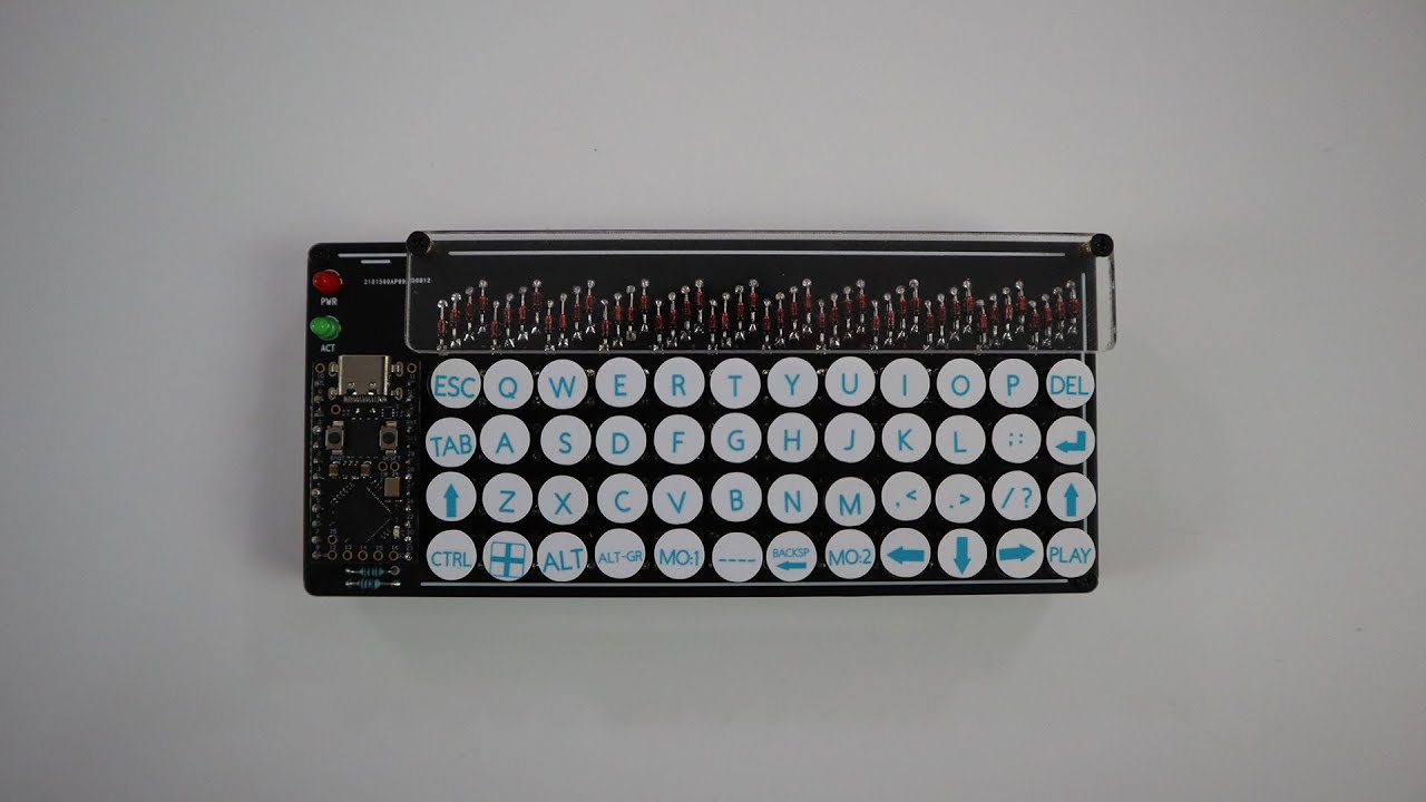 Building a tiny keyboard - YouTube